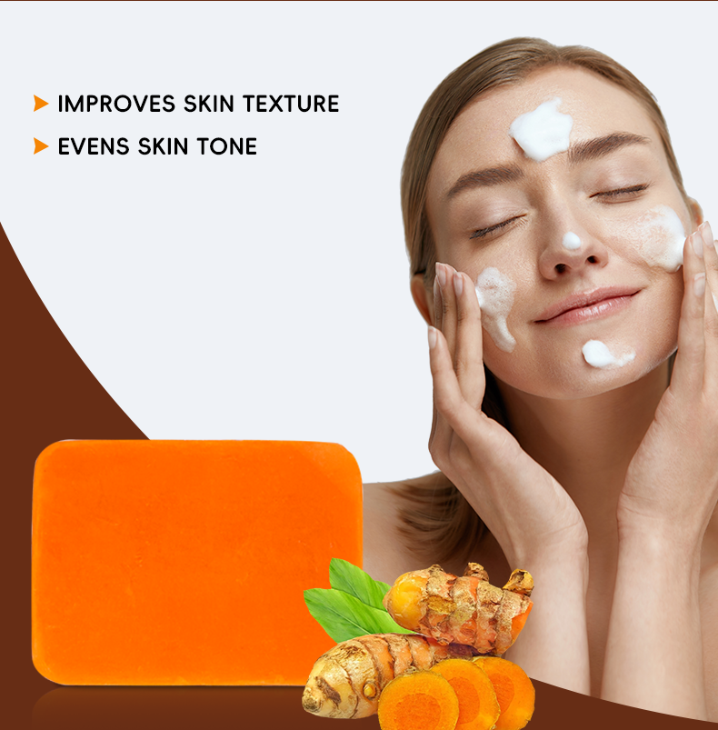 Wholesale Sweet Orange Turmeric Kojic Acid Soap 100G White Label Manufacturer