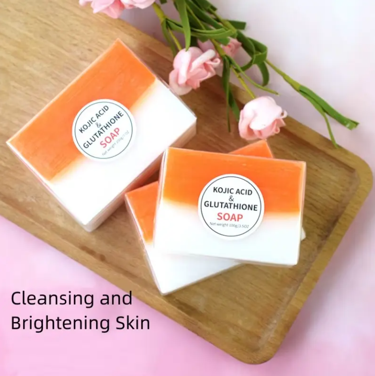 Wholesale Kojic Acid Soap Colors 2 in 1 Soaps 100g White Label Manufacturer