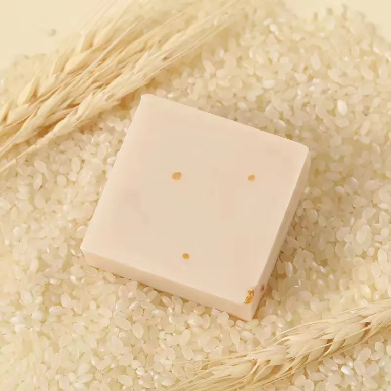 Wholesale Thailand Rice Milk Soap Body Facial Cleaning Whitening White Label Manufacturer