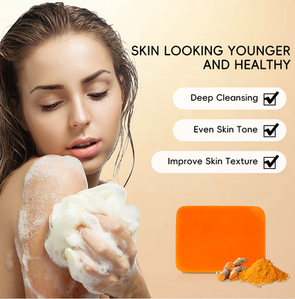 Wholesale  Sweet Orange Turmeric Kojic Acid Soap 100G White Label Manufacturer
