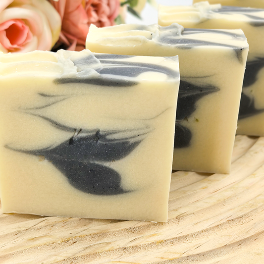 Wholesale Lavender Flower  Black Color Handmade Mixer Gluta Glutathione Whitening Soap  White Label Manufacturer