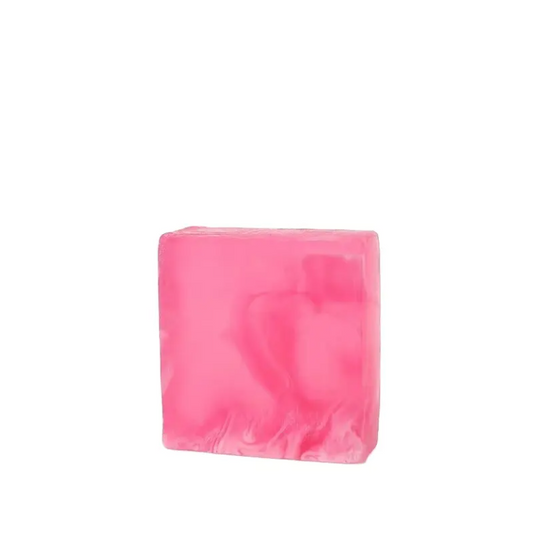Wholesale Natural Plant Essence Handmade Pink Red Color Transparent Soap Flower Essential Oil Soap White Label Manufacturer