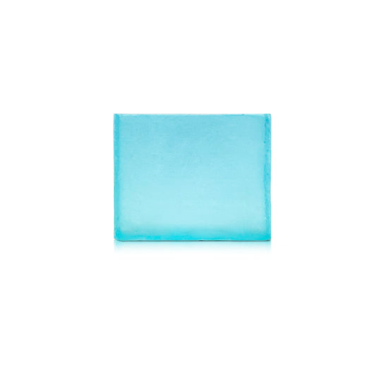 Wholesale Natural Plant Essence Handmade Blue Color Transparent Soap Flower Essential Oil Soap White Label Manufacturer